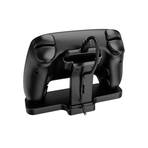 Charging Dock for Steam Controller 2026 – Weighted Vertical Stand with Puck Alignment, Cable Management, and Non-Slip Base