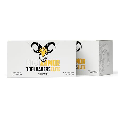 Elite 100% UV Ultra Clear Seamless Toploaders for 35pt Standard Cards - 3" x 4" Rigid Card Holders for Trading Cards & Sports Cards (200 Toploaders) - size: 200 Toploaders
