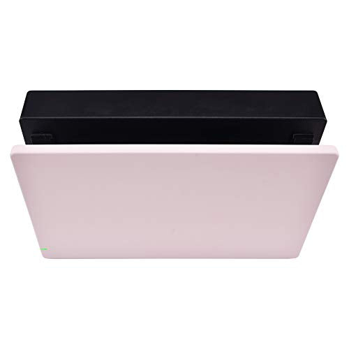 eXtremeRate Cherry Blossoms Pink Custom Faceplate for Nintendo Switch Charging Dock, DIY Replacement Housing Shell for Nintendo Switch Dock - color: Cherry Blossoms Pink