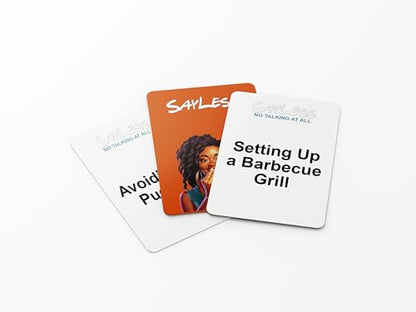Kinfolk SayLess The Ultimate Family Game Night Party Starter - Taboo-Style Word Guessing Hood Charades Game for Unstoppable Laughs & Bonding, Specifically Crafted for The Culture