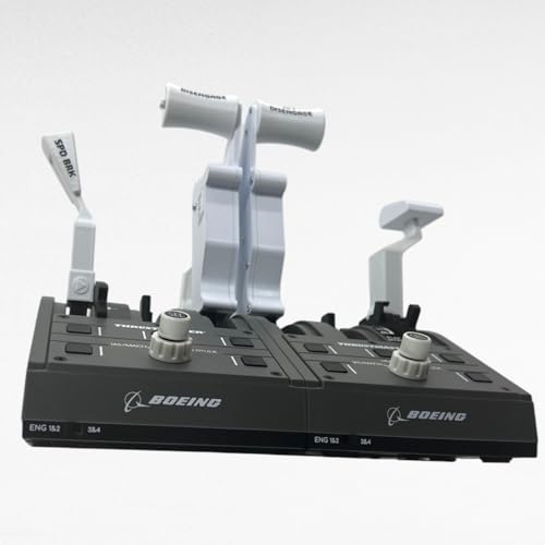 Boeing 737 White Thrust/Throttle Levers For Thrustmaster TCA Boeing Edition Throttle Quadrant