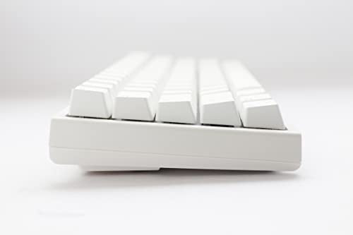 Ducky One 2 Pro Mini White Edition 60% Mechanical Keyboard, Kailh Box Brown | 60% mechanical gaming keyboard with RGB backlight - color: KH BOX Brown