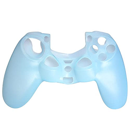 OSTENT Protective Silicone Gel Soft Case Cover Pouch Sleeve for Sony PlayStation 4 PS4 Controller Color Light Blue - color: Light Blue