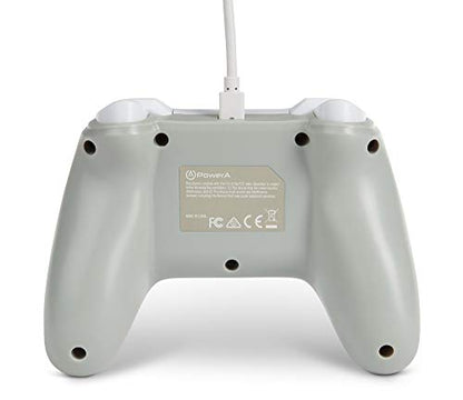 PowerA Wired Controller for Nintendo Switch - White, Gamepad, Game controller, Wired controller, Officially licensed - color: White