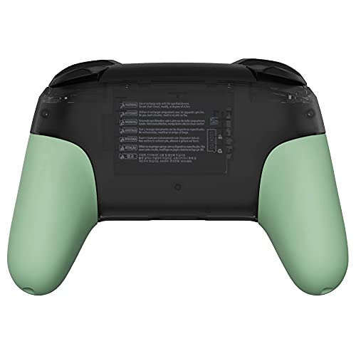 eXtremeRate Matcha Green Replacement Handle Grips for Nintendo Switch Pro Controller, DIY Custom Hand Grip Shell for Nintendo Switch Pro - Controller NOT Included - color: Matcha Green