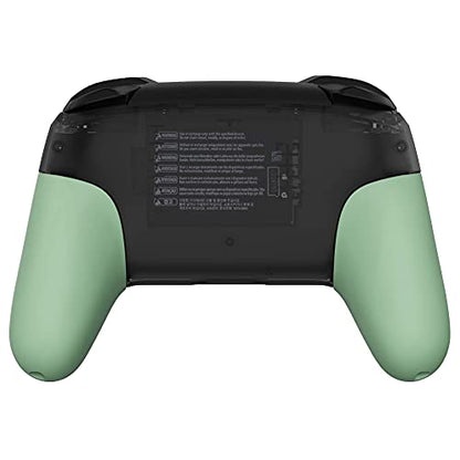 eXtremeRate Matcha Green Replacement Handle Grips for Nintendo Switch Pro Controller, DIY Custom Hand Grip Shell for Nintendo Switch Pro - Controller NOT Included - color: Matcha Green