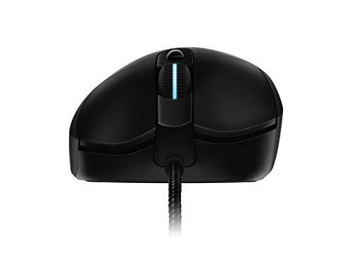 Logitech G403 Hero Wired Gaming Mouse, Hero 16K Sensor, 16000 DPI, RGB Backlit Keys, Adjustable Weights, 6 Programmable Buttons, On-Board Memory, Braided Cable, PC/Mac/Laptop - Black