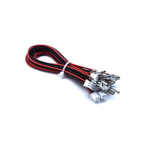 Arcity 20 Pcs Arcade Button Wires Harness Cable for Zero Delay USB Encoder PCB with 0.110" 2.8mm Terminals Compatible with Arcade LED Buttons & Sanwa Style Buttons New - color: 0.110 inch(2.8mm)