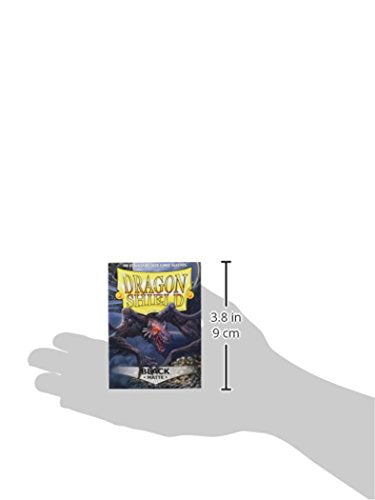 Dragon Shield | Standard Size Card Matte Sleeves | 100 CT - Smooth & Tough Premium TCG Sleeves | Compatible with Pokemon, Flesh & Blood, One Piece & Magic the Gathering | Black - color: Black