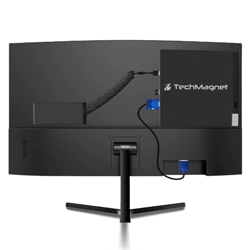 TechMagnet All in one Desktop Computer,Cheetah 4,Intel Core i5 4th Gen,16GB DDR3,240GB SSD,New 24 inch Curved Display,MTG RGB Keyboard Mouse,RGB Speaker and Webcam,USB Wi-Fi,Windows 11(Renewed) - size: 16GB/240GB SSD, style: 24 Inch