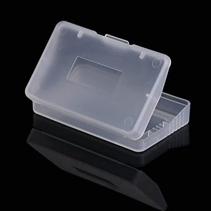 10pcs Color Case, Clear Dust Cover Console Compatible with Gameboy Game Case, Small Plastic Box Compatible with Game Boy Advance GBA