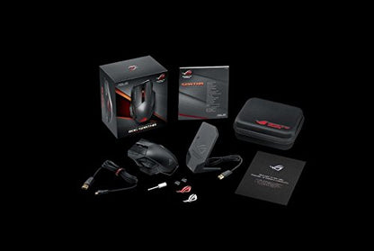 ASUS ROG Sheath Gaming Mouse Pad – 35.4” x 17.3", Extra-Large Surface, Pixel-Precise Tracking, Anti-Fray Stitched Edges, Non-Slip Base - Black/Red