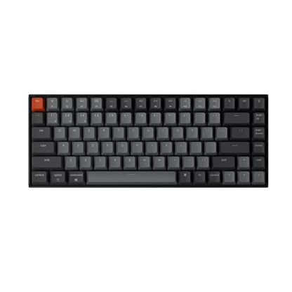 Keychron K2 75% Layout Bluetooth Wireless Mechanical Gaming Keyboard Silent K Pro Red Switch/White LED Backlit/USB C/Anti Ghosting/N-Key Rollover, 84 Keys, for Mac Windows - color: Keychron Silent K Pro Red Switch