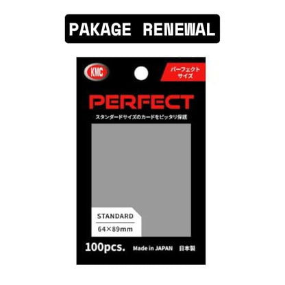 KMC 100 Pochettes Card Barrier Perfect Size Soft Sleeves, 3 Pack/Total 300 Pochettes [Komainu-Dou Original Package], Clear