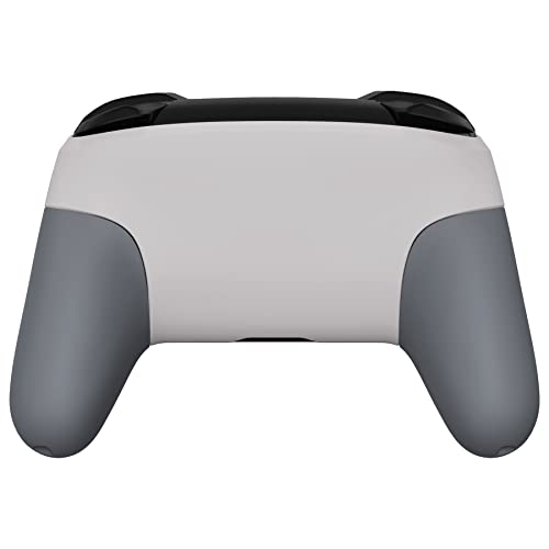 eXtremeRate SFC SNES Classic EU Style Faceplate Backplate Handles for Nintendo Switch Pro Controller, Soft Touch Replacement Grip Housing Shell Cover with Colorful ABXY Buttons for Nintendo Switch Pro - color: Classic SFC SNES EU Style