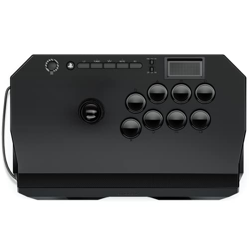 Qanba N3 Drone 2 Wired Joystick for PlayStation 5/4 and PC (Fighting Stick) Officially Licensed Sony Product