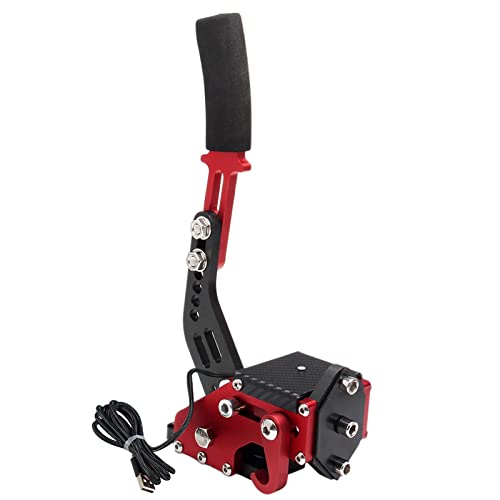 YESHMA 64 Bit USB Handbrake with Clamp PC Handbrake & Non-Contact Plus Hall Sensor Compatible With G25/27/29/920/923 T500 T300,Professional Gaming Peripherals using for Racing Games