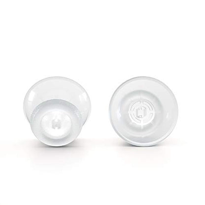 eXtremeRate Transparent Replacement 3D Joystick Thumbsticks for PS5 Controller, Analog Thumb Sticks with Screwdriver for PS4 Slim Pro Controller - color: Transparent