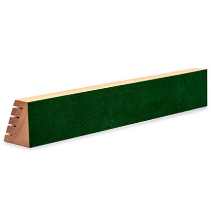 Yellow Mountain Imports Extra-Wide Solid Beechwood Playing Card Holders - Set of 2 - size: 13.8”