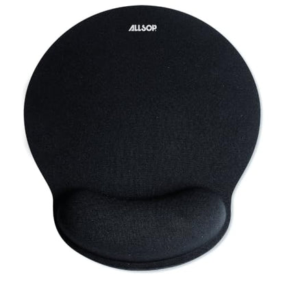 Allsop Mouse Pad Pro Memory Foam Mouse Pad - Black (30203) - color: Black, size: 10.8L x 10.6W inches