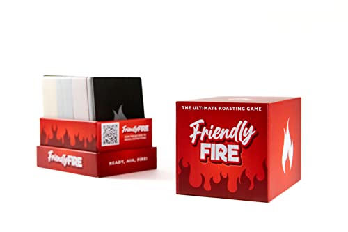 Friendly Fire Roasting Card Game for Adults - Ideal for Memorable Family Nights, Adult Game Night, and Hilarious Parties - Funny Gifts for Adults