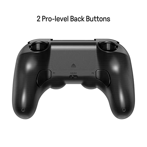 8Bitdo Pro 2 Wireless Bluetooth Controller with Travel Case, Hall Effect Joystick Update, Retro Gamepad for Switch/Switch 2, PC, Android, and Steam Deck & Apple (Black Edition) - color: Black Edition