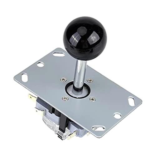 allesoky Build Your Own Arcade Gaming System with 1 Player DIY Kit - Joystick and Button Kit for MAME PC Cabinet Build - Compatible Accessories Included