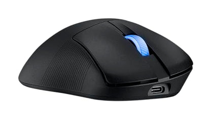 ASUS ROG Keris II Ace Wireless Gaming Mouse – Right-Handed Ergonomic, 54g, Tri-Mode Connectivity, 42K DPI, up to 107Hr Battery, PC/Mac Support - Black - color: Black, style: Keris II Ace