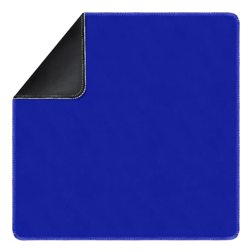 Square Large Tabletop Game Playmat,Used for Playing Poker,Mahjong,Playing Cards,and Role-Playing Games, with Thick Seam Edge,Waterproof,and Anti Slip(80 * 80cm*2mm) Blue - color: 80*80*0.2cmBlue, size: 80*80*0.2cm