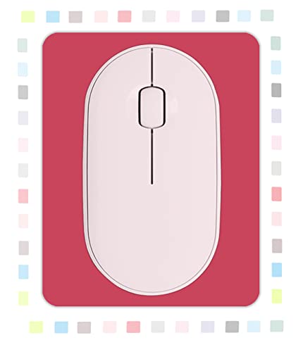 Small Rectangular Mouse pad Shop, only Takes up Mouse Space, Universal Mini Mouse pad Portable Waterproof, with Non-Slip Glue Base, red 5X6 inches, - color: Red, size: 5x6 inches