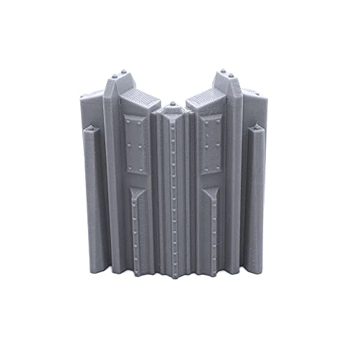 EnderToys Tall Connecting Barricade Wall Set, Terrain Scenery for Tabletop 28mm Miniatures Wargame, 3D Printed and Paintable