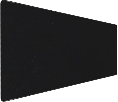 Professional Extended Gaming Mouse Pad - 31.5" x 15.7" Large Desk Mat with Stitched Edges, Waterproof Coating Non-Slip Rubber Base for Gamers Esports Pros Office Home, Black - color: Black, size: 31.4L x 15.7W inches