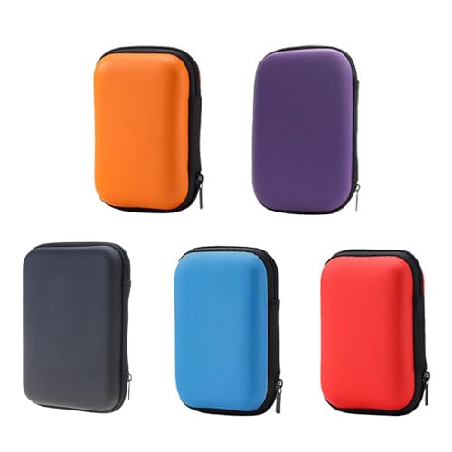 SOMUMOK Protector Case Storage Box for R36S Scratchproof Bag Handheld Game Console Travel Carrying Case with Pocket - color: Black