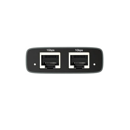 TP-Link Ethernet Splitter 1 to 2, 1000 Mbps High Speed Dual-Port Internet Splitter, Compatible w/ Cat8/7/6/5e/5, USB-C & Ethernet Cables Included, Aluminum Case, Plug and Play for Routers & More EH210 - style: Ethernet Splitter 1 to 2