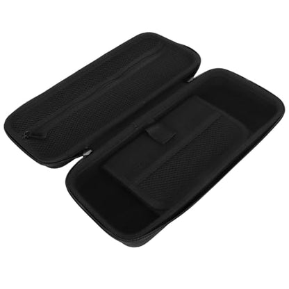 Estink Handheld Game Console Carrying Case EVA Nylon Shockproof Storage Bag 31 X 14 X 6cm for Ally 7 Inch 120Hz Gaming Handheld Travel Camping Daily Use (Black) - color: Black