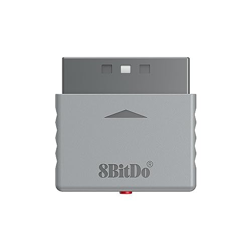 8Bitdo Bluetooth Retro Controller Adapter Receiver for PS1 PS2 and Windows | Compatible with PS5/PS4 Controller, Xbox Series/Xbox One Bluetooth and Switch Pro Controller