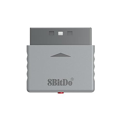 8Bitdo Bluetooth Retro Controller Adapter Receiver for PS1 PS2 and Windows | Compatible with PS5/PS4 Controller, Xbox Series/Xbox One Bluetooth and Switch Pro Controller