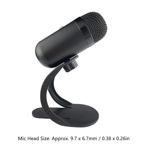 Tangxi USB Microphone with Quick Mute, Desktop Condenser Microphone for Gaming Recording Streaming, 360 Omnidirectional Sound Pickup with Stand