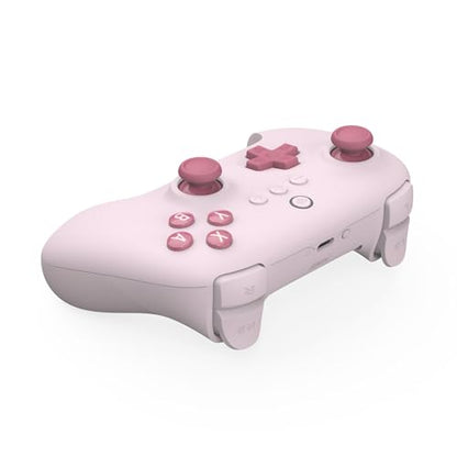 8Bitdo Ultimate C Bluetooth Controller for Switch with 6-axis Motion Control and Rumble Vibration (Pink) - color: Pink, style: Controller