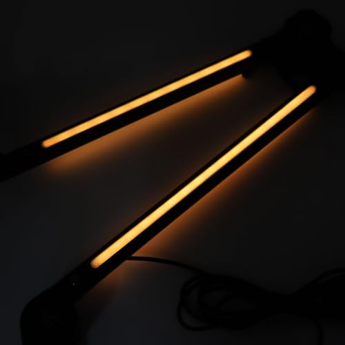 Estink Desk Microphone Stand, Adjustable Metal Boom Arm with RGB Lighting for Streaming and Gaming, Tool Setup with 360 Degree Rotation, Compatible with Most Microphones