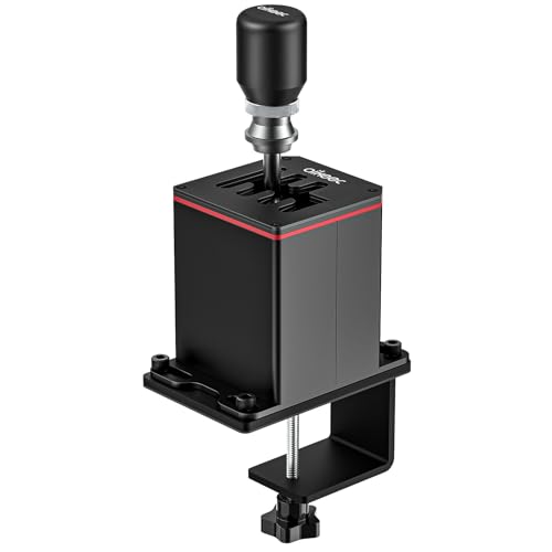 aikeec USB Truck Simulator Shifter for Logitech G29 G27 G25 G920 Thrustmaster T300RS/T500 GT Sim Racing Shifter for PC Windows Racing Games, Froza, Dirt, WRC, Assetto Corsa ATS & ETS2 6+R with Clamp - size: 6+R with clamp