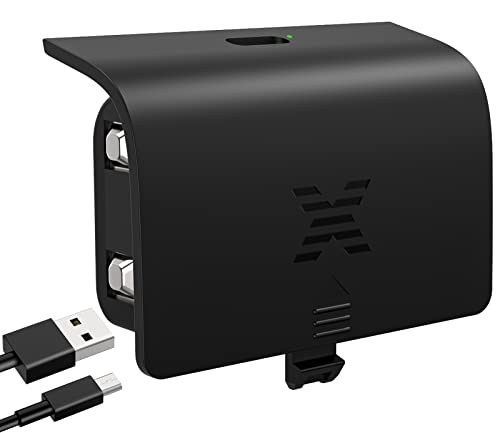 KEKUCULL Controller Battery Pack Compatible with Xbox Series S/X with Type-C Charging Port, Rechargeable Battery Pack for Xbox Series Charging (Not for the Controller with Micro-USB Charging Port)