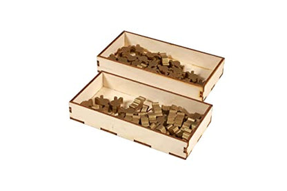 The Broken Token Game Organizer Compatible with Catan: Traders and Barbarians Expansion - style: Traders and Barbarians Expansion