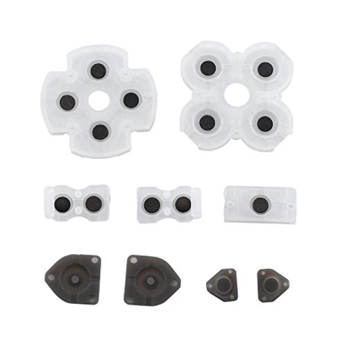 4 Set Silicone Conductive Rubber Pad Keypads for PS4 Buttons Part