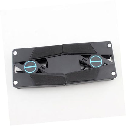 2PCS Laptop Cooler Pad with Dual Fans USB Powered Quiet Cooling Stand Anti-Slip Mat Compatible with All Laptop for Gaming and Work
