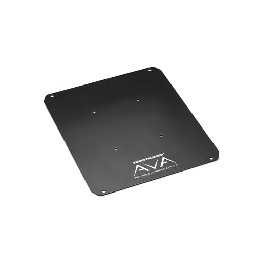 Thrustmaster AVA Desktop Plate, Flight Sim Joystick Base Mount - PC | 23 x 27 cm metal plate, 3.3 lb for stability, 4 screws included, fits AVA and Magnetic Base, for desk or table use - style: AVA Desktop Plate