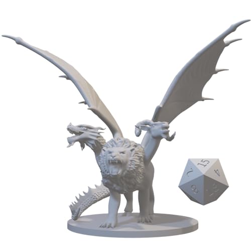 Monstrosity Miniatures for DND Pathfinder RPG Unpainted Resin 28mm-32mm 3D Printed (Chimera)