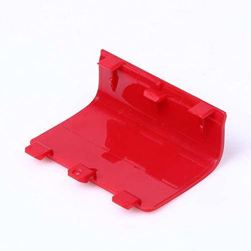 5 PCS Battery Cover Door Lid Shell Replacement Parts for Xbox One Wireless Controller (Red)