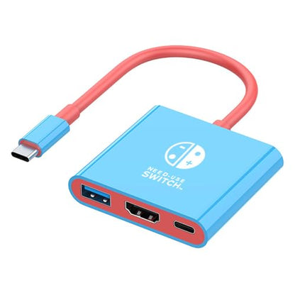Switch Docking Station for Nintendo Switch, 100W Fast Charging Dock Station with 4K@60Hz HDMI, USB C to HDMI Adapter for Steam Deck, MacBook, Laptop, TV Monitor