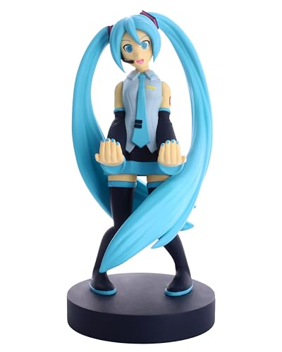 Cableguys Hatsune Miku Figure Controller Holder & Phone Stand - Officially Licensed Vocaloid Anime Gift for Gamers, Compatible with Nintendo Switch, Xbox & PlayStation